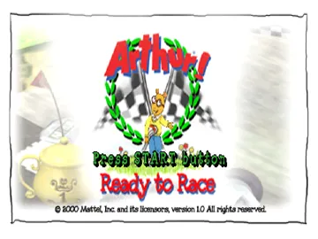 Arthur! Ready to Race (US) screen shot title